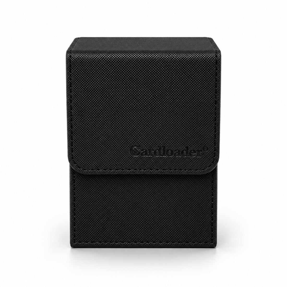 Open black Cardloader premium deck box for 100+ sleeved trading cards