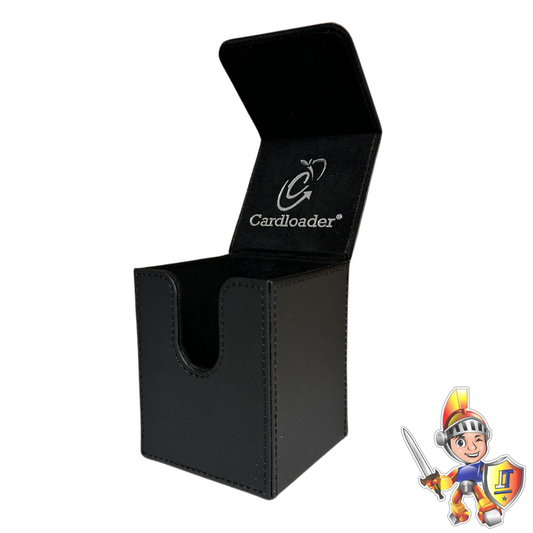 Cardloader® Premium Deck Box Black | Holds 100+ Sleeved Cards