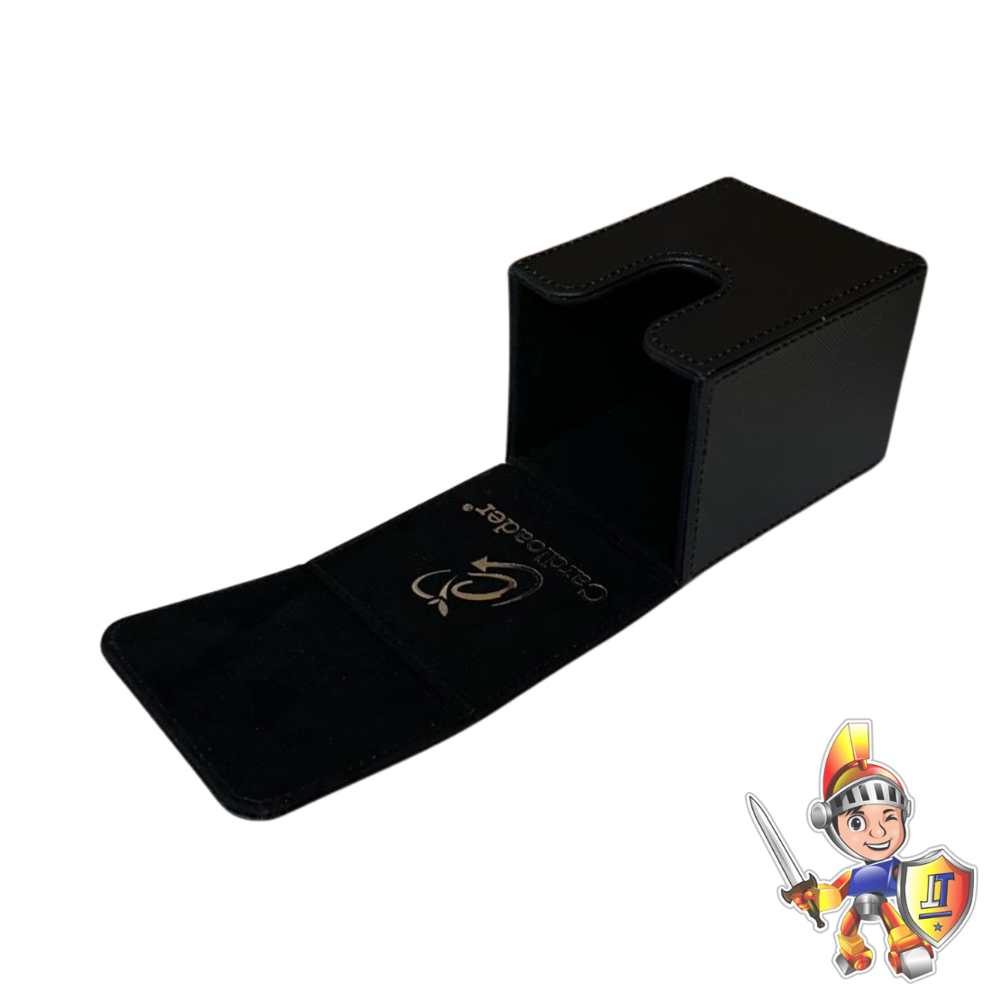 Cardloader® Premium Deck Box Black | Holds 100+ Sleeved Cards