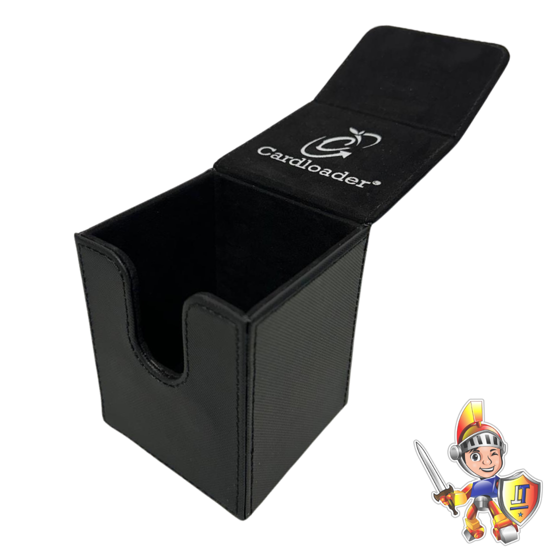 Cardloader® Premium Deck Box Black | Holds 100+ Sleeved Cards