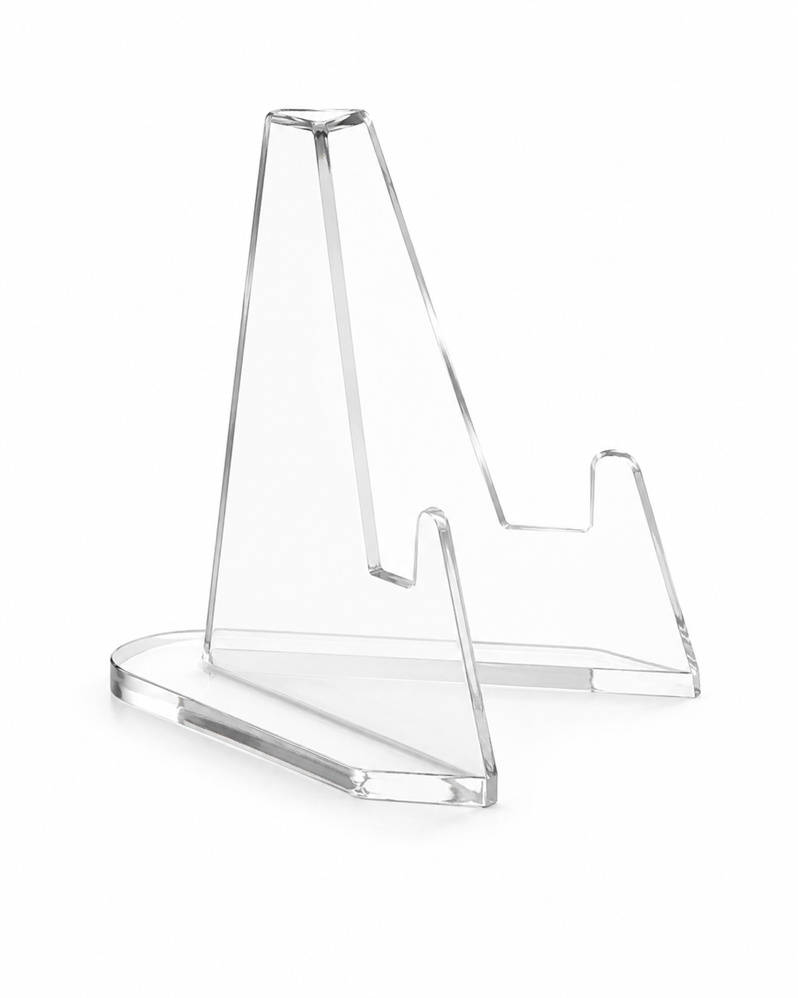 Cardloader clear acrylic display stand for magnetic card holders and toploaders