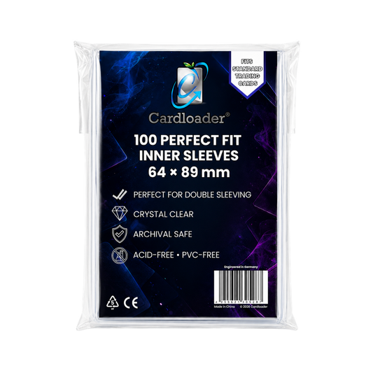 Cardloader clear inner card sleeves 64 × 89 mm, pack of 100