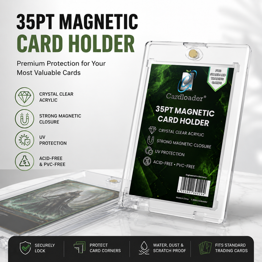 Cardloader premium magnetic card holder 35PT clear all usp
